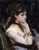 Stevens, Alfred - Woman Wearing a Bracelet